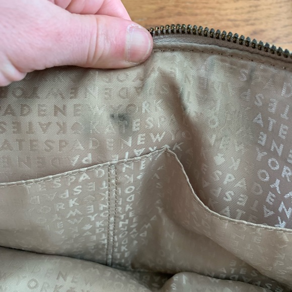 Kate Spade Designer Classic Beige Crossover Leather Bag - Picture 11 of 11